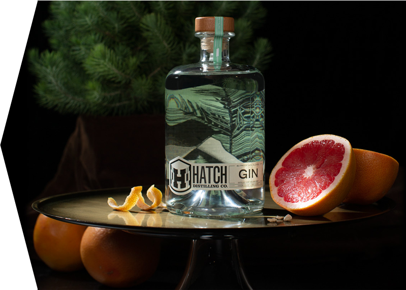 gin-triangle gin display